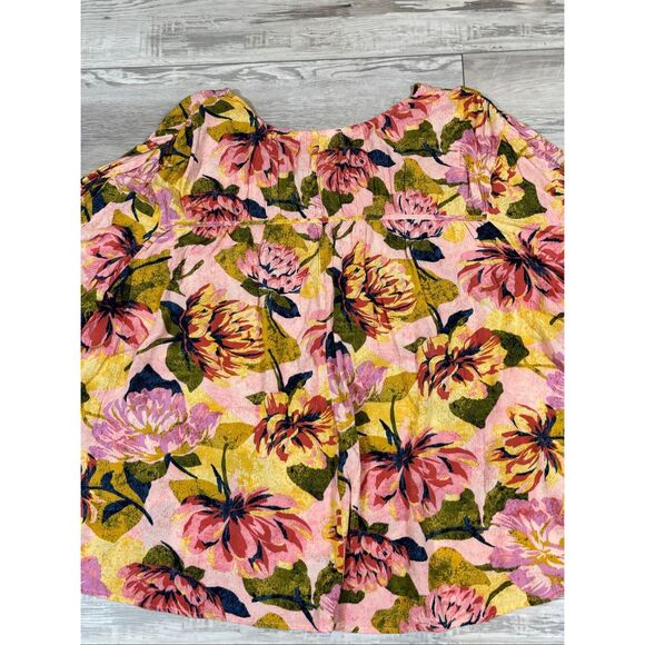 Terra & Sky full figure floral blouse plus size 4X - Picture 8 of 12